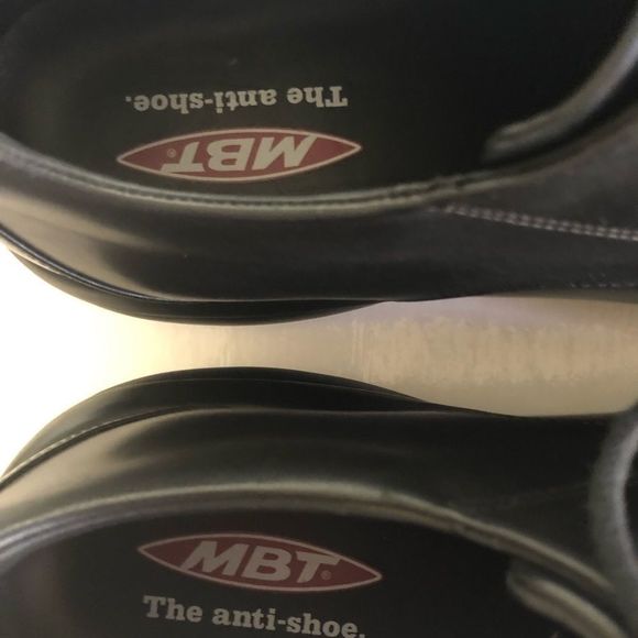 MBT The Anti-Shoe Men’s Black Leather Shoes 9.5 US - Picture 5 of 10